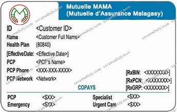Madagascar health insurance card